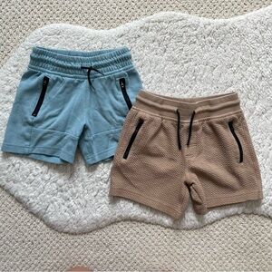 Boys Blue and Tan Casual Shorts